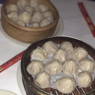 Soup dumplings (2 orders in each bin)