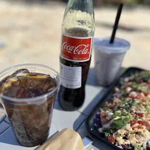 Mexican Coke! And Ahi tuna nachos!