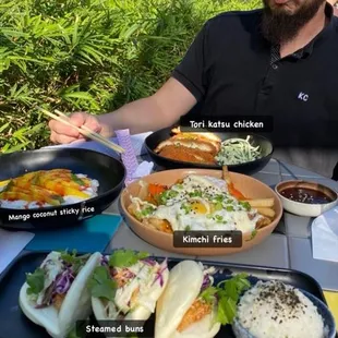 Food is labeled