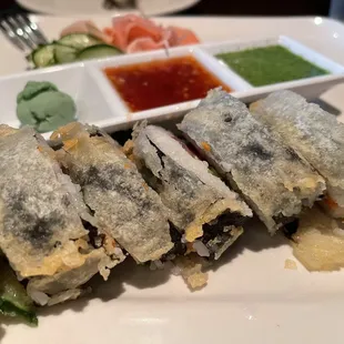 Tempura ahi roll