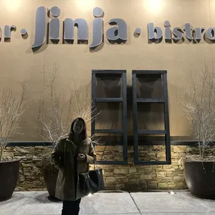 Jinja Bar &amp; Bistro.  Front of restaurant.