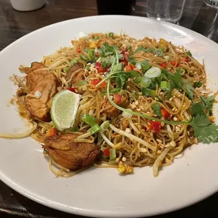 Singapore noodles &amp; pork!! Yummy!!