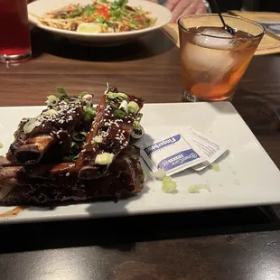 ribs. noodles.