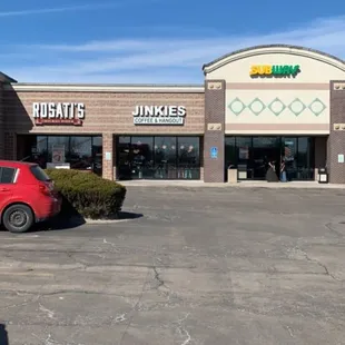 Front of the cafe building