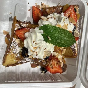 Grand marnier challah French toast