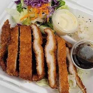 Double TonKatsu Bento Box