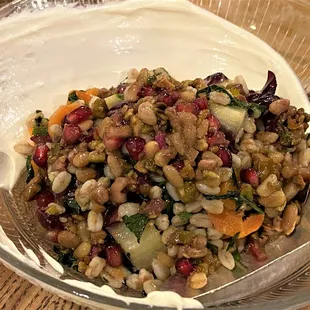 Carrot Farro & Kale Salad