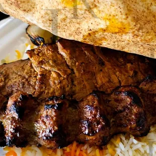 a close up of a plate of food