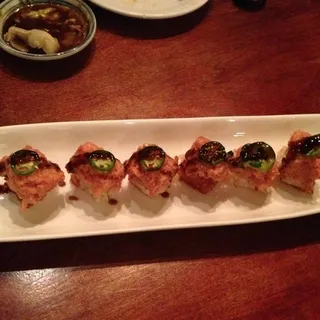 Crispy Rice with Spicy Tuna Sashimi Special