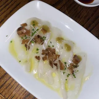 Halibut Carpaccio Sashimi Special