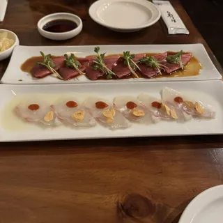 Red Snapper with Garlic Chip Sashimi Special