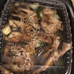 Teriyaki chicken of grossness