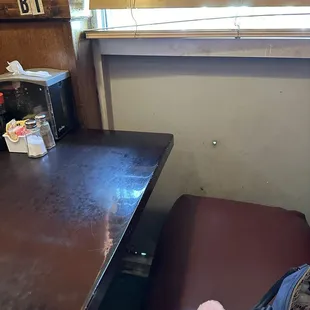 Holes in the wall to allow pests in.