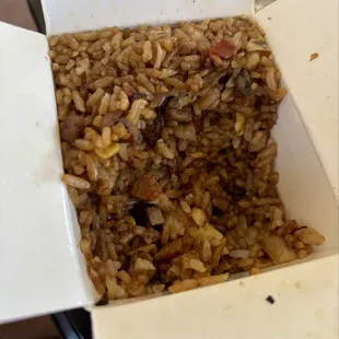 Pork fried rice.