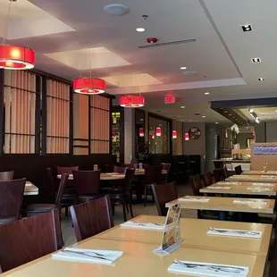 Dining Area and Sushi Bar.