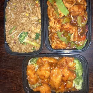 Fried Rice, Tofu, Chicken