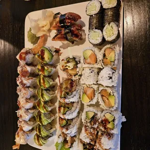 Sushi dinner buffet for 2