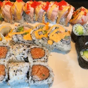 food, sushi, sushi and sashimi, sashimi