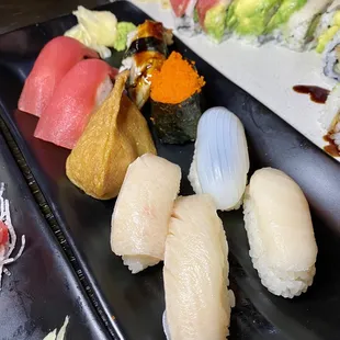 sushi, sashimi, food, sushi and sashimi