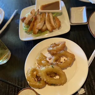 chicken wings and fried chicken, food