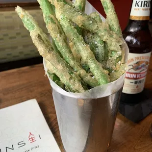 Tempura Green Beans, Kirin