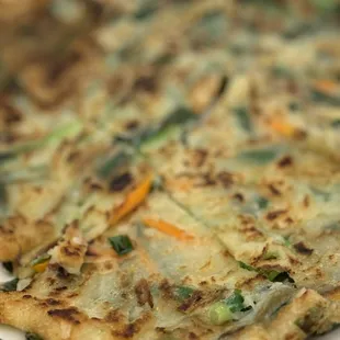 Leek pancake