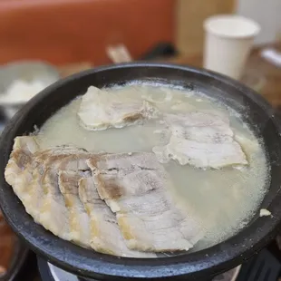 Pork belly slice