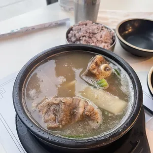 Beef bone stew