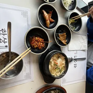 Beef Bulgogi with soft tofu soup combo