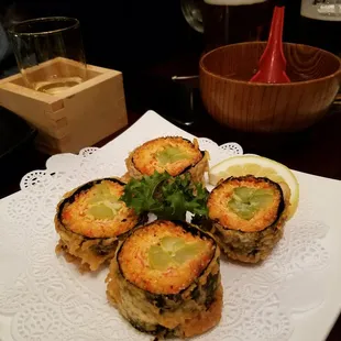 Deep Fried Spicy Asparagus Roll. We always get this!
