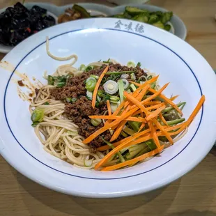 zha jiang nooddles $15