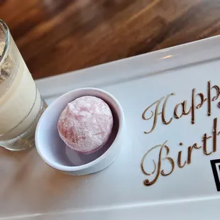 Birthday Dessert Plate