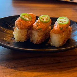 Crispy Rice with Spicy Tuna*