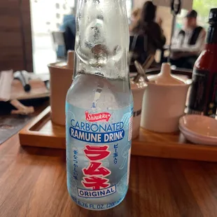Bubble gum flavored Japanese water