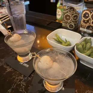 Lychee martinis