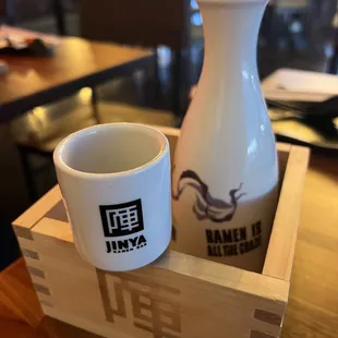 Warm sake