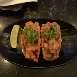 Salmon Poke Tacos* (2 pcs)