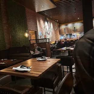 View of one side of the restaurant