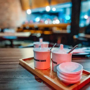 sushi and sashimi, interior