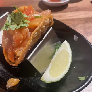 Salmon Poke Tacos* (2 pcs)