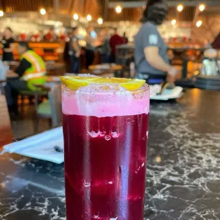 Hibiscus mocktail