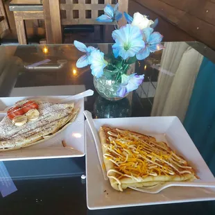Banana Strawberry Crepe