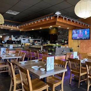 the interior of a restaurant