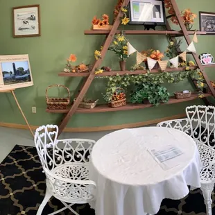 Inside store