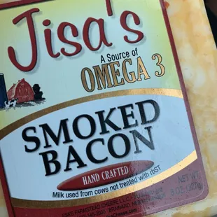 Smoked bacon cheese