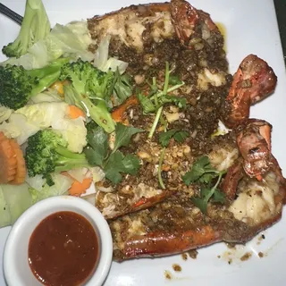 126. Garlic Tiger Prawns