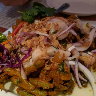 138. Morning Glory Tiger Prawns