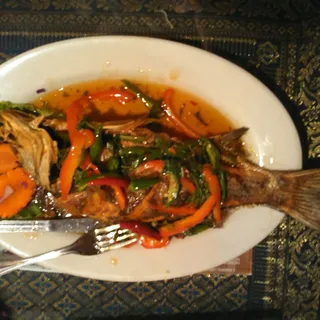 115. Tamarind Seabass Steak