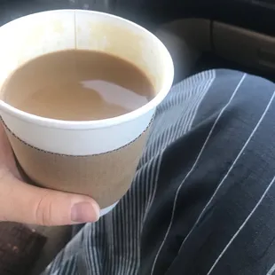 Decaf oat milk latte