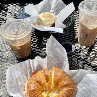 Breakfast on the patio